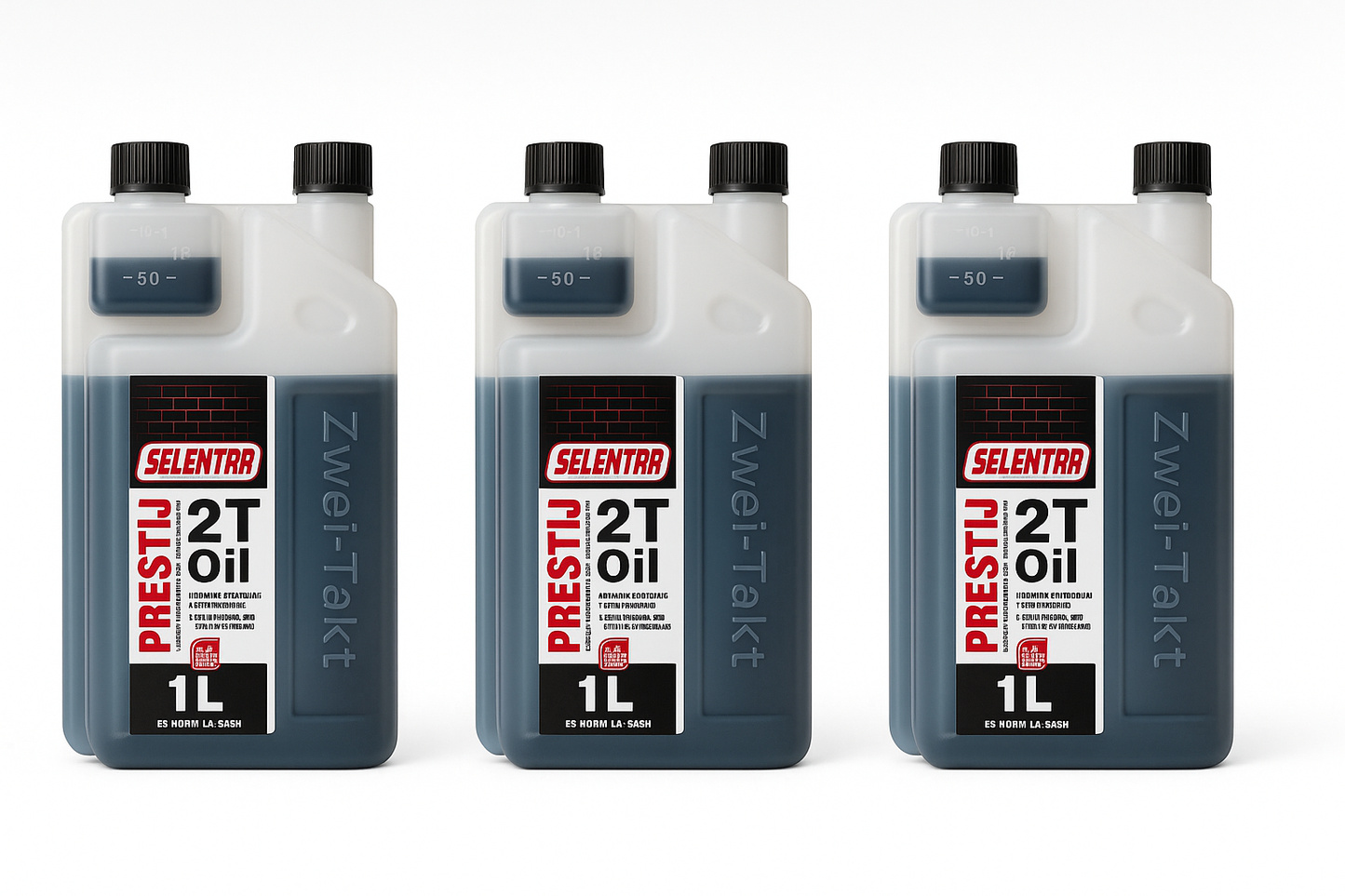 3 Adet 1 litre Mavi Prestij Serisi Selentra Yağ